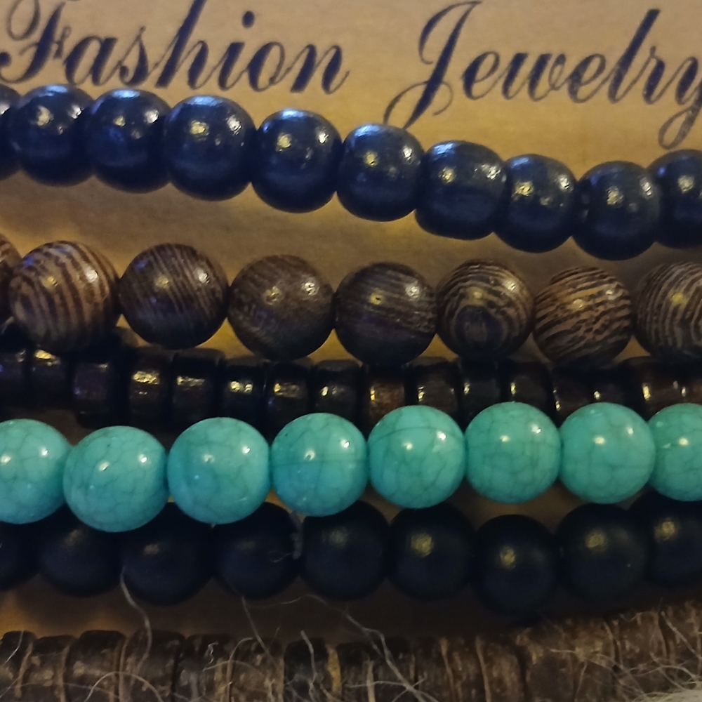 Elegant Beaded Bracelet Set